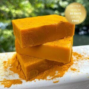 Turmeric Glow® Brightening Soap – Deeply cleanses and rejuvenates skin‎
